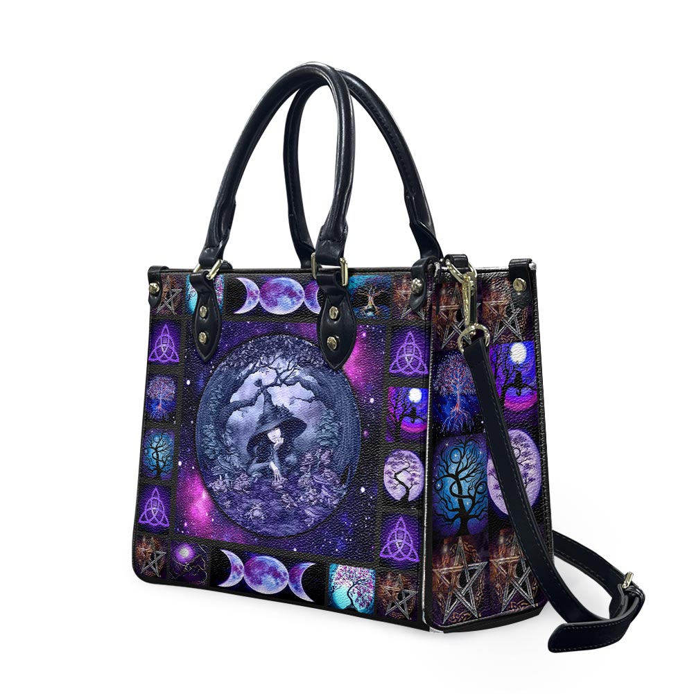 Wicca Leather Bag, Crossbody Bag, Woman Shoulder Bag, Gift for girlfriend, Shopping Bag