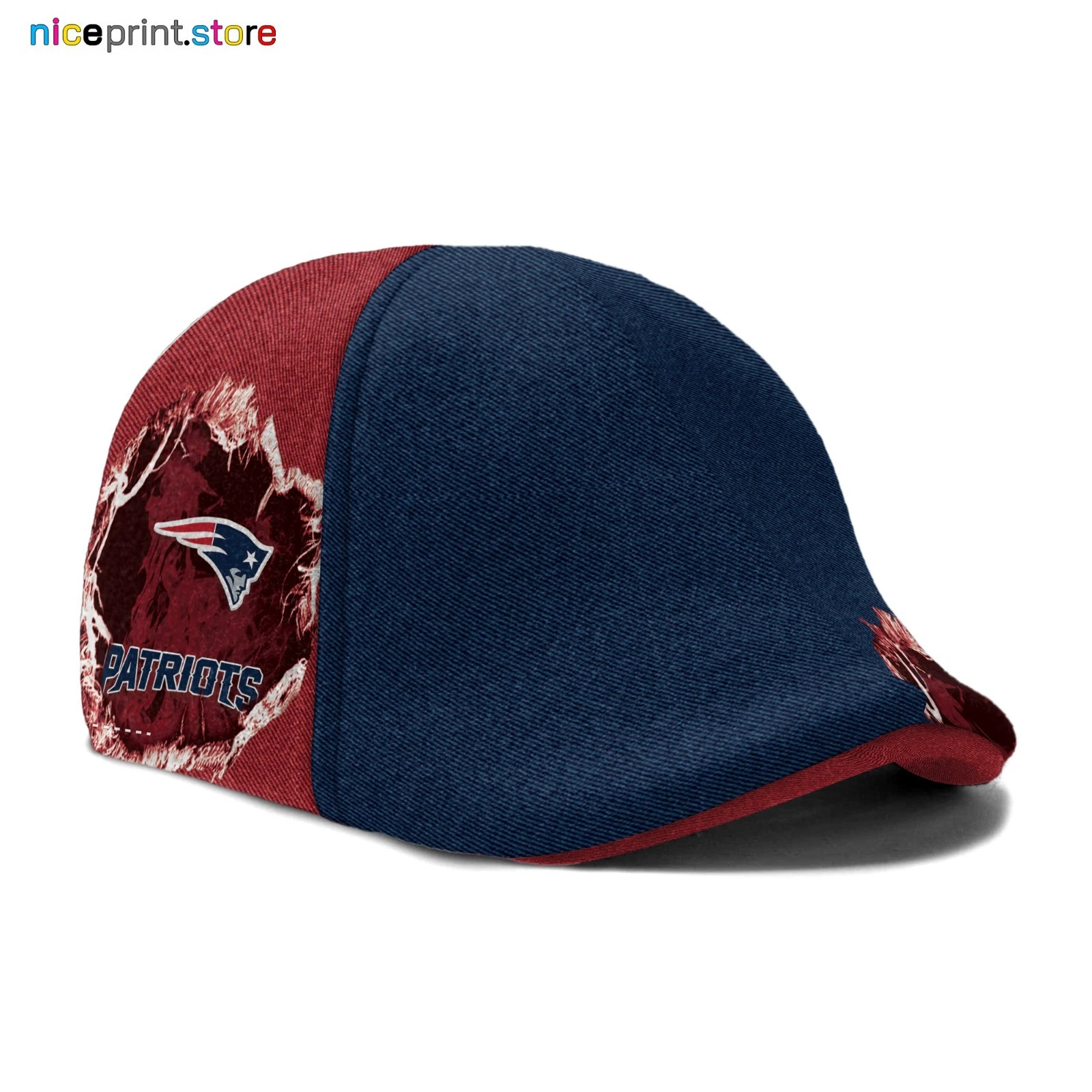 New England Football Team Patriots Ivy Cap Flat Cap Driving Cap Golf Cap