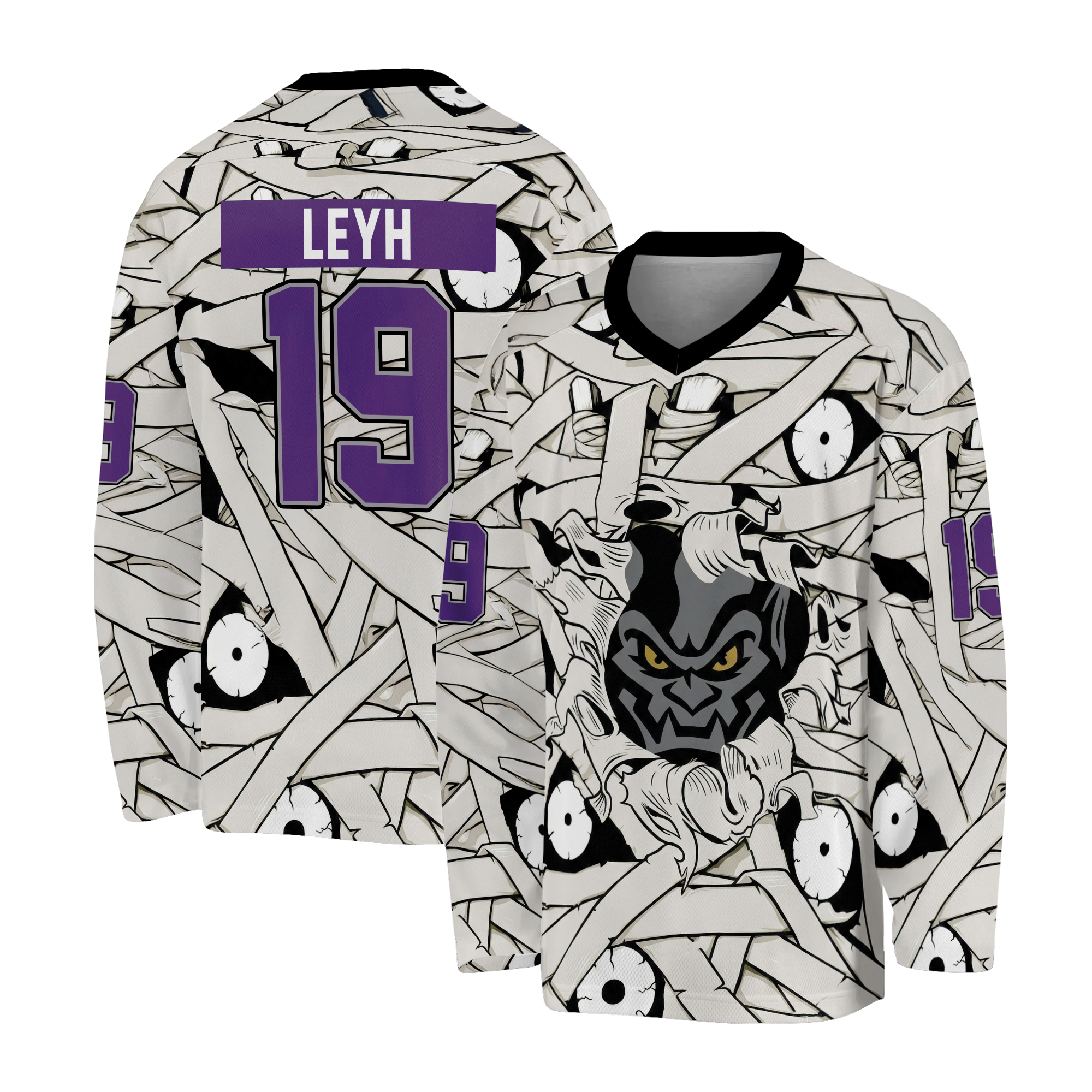 Personalized Greensboro Gargoyles Men's Hockey Jersey Halloween 2025-26