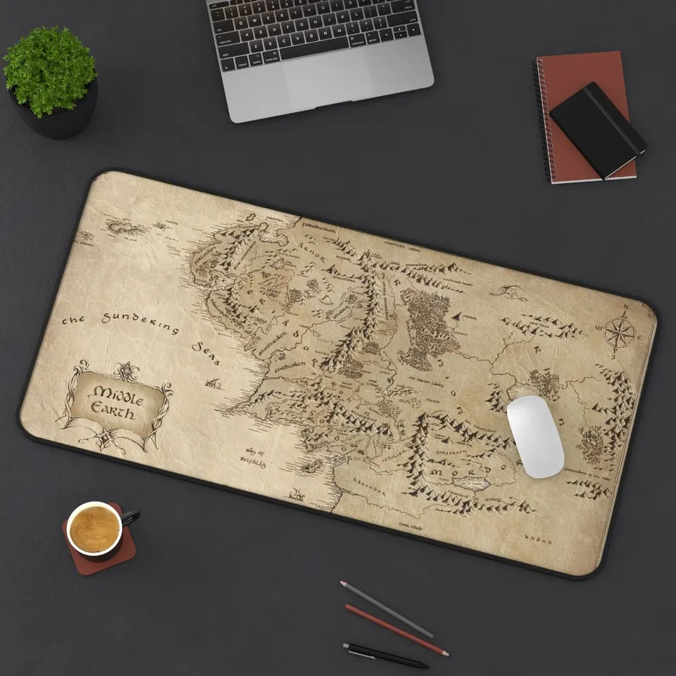 Lotr Desk Mat - Lotr Mouse Pad - Lotr Mouse Mat
