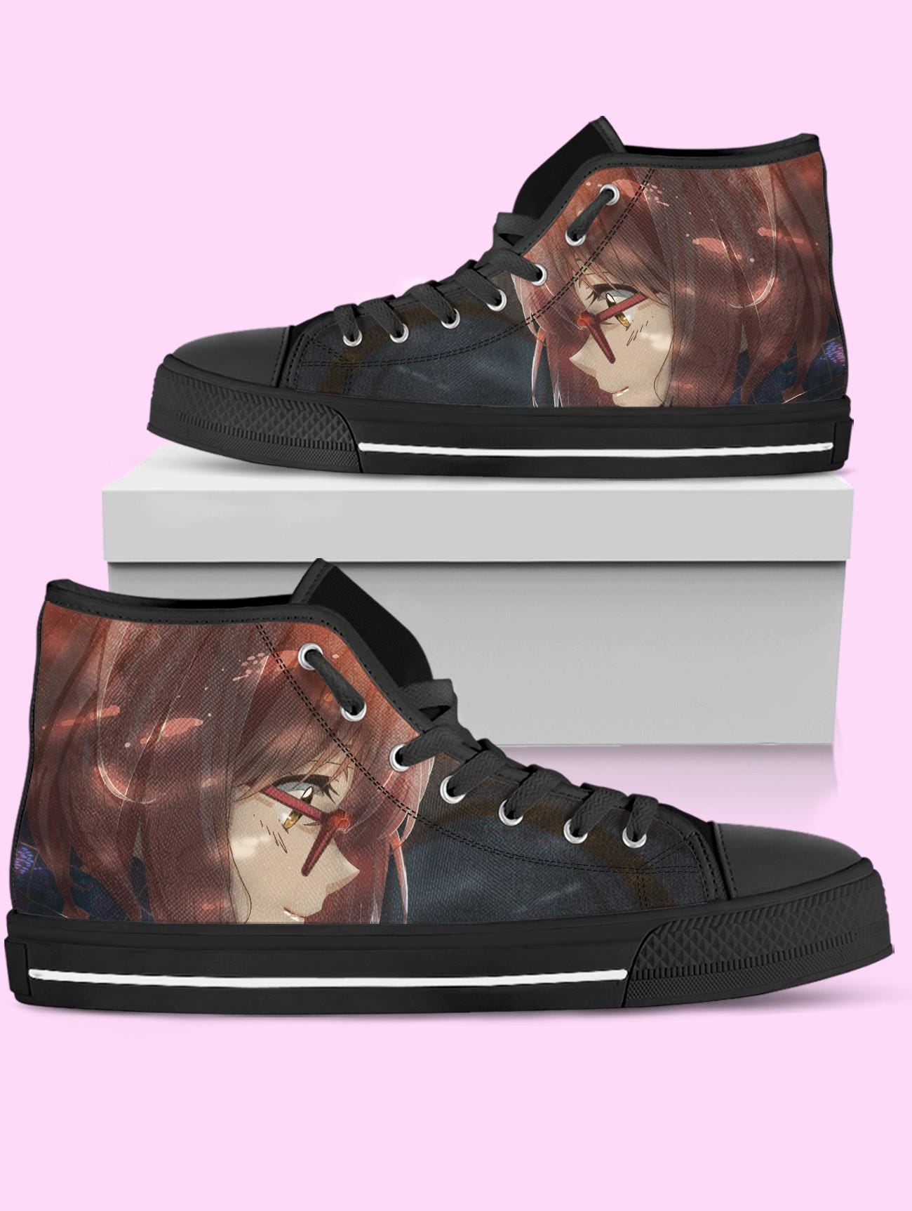 Mirai Anime High Top Shoes, Kyoukai no Kanata d Shoes