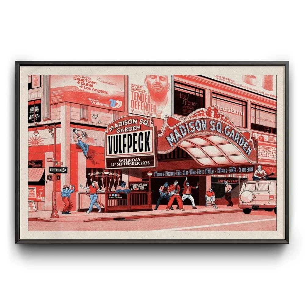Vulfpeck Sept 13, 2025 New York NY Tour Poster