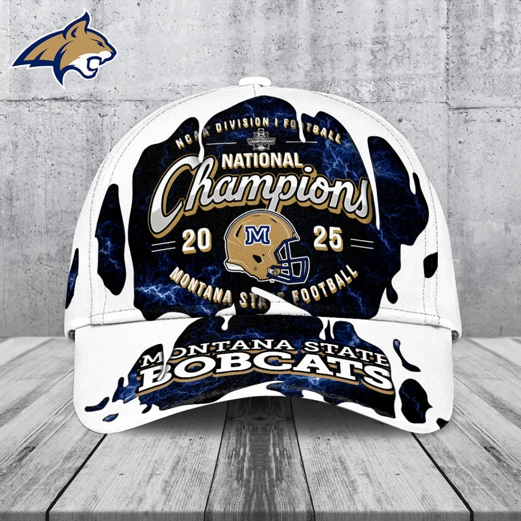 State Bobcats Football 2025 National Champions Classic Cap