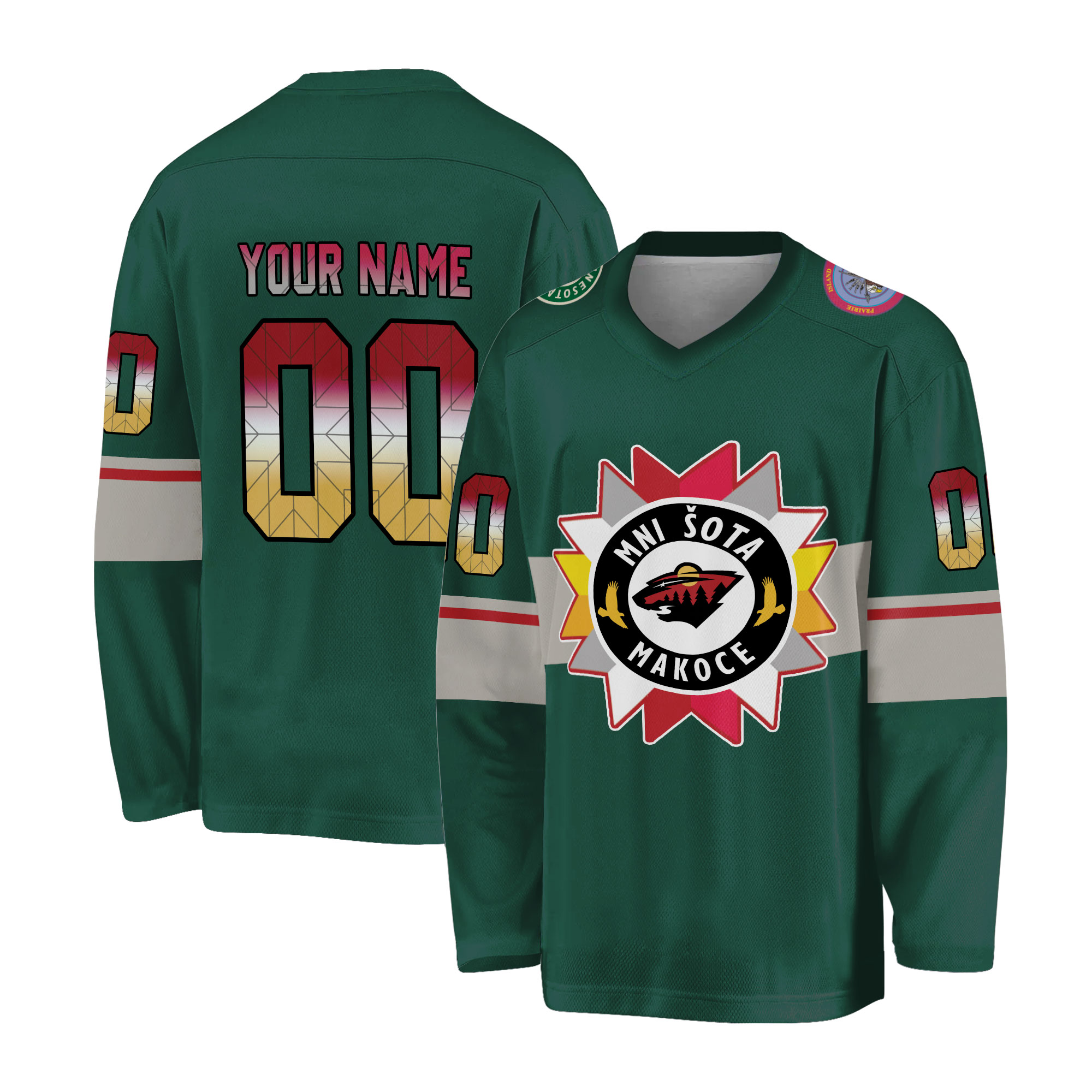 Personalized Minnesota Wild Native American Heritage Month 2025 Hockey Shirt