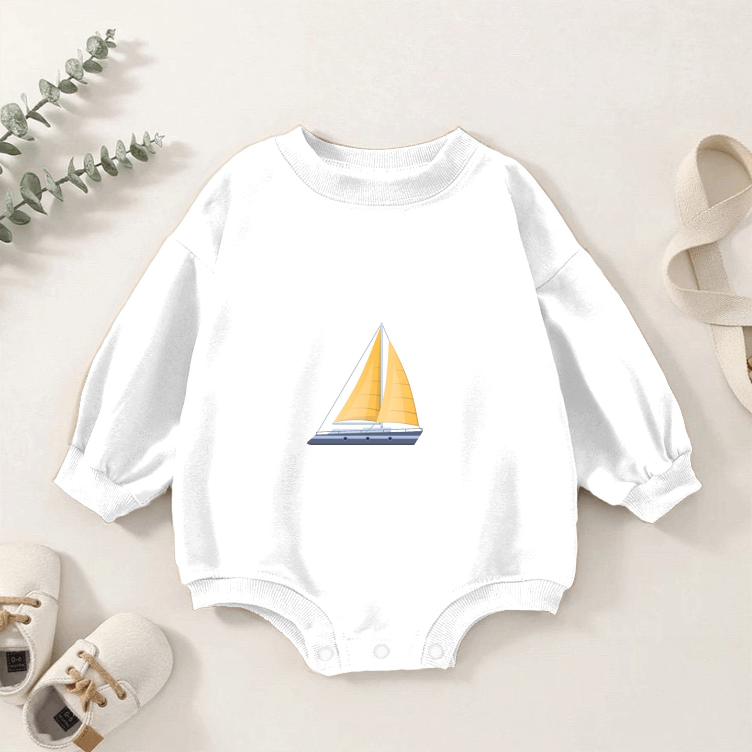 Sailing - The Wind Whisperer Baby Romper Sweatshirts