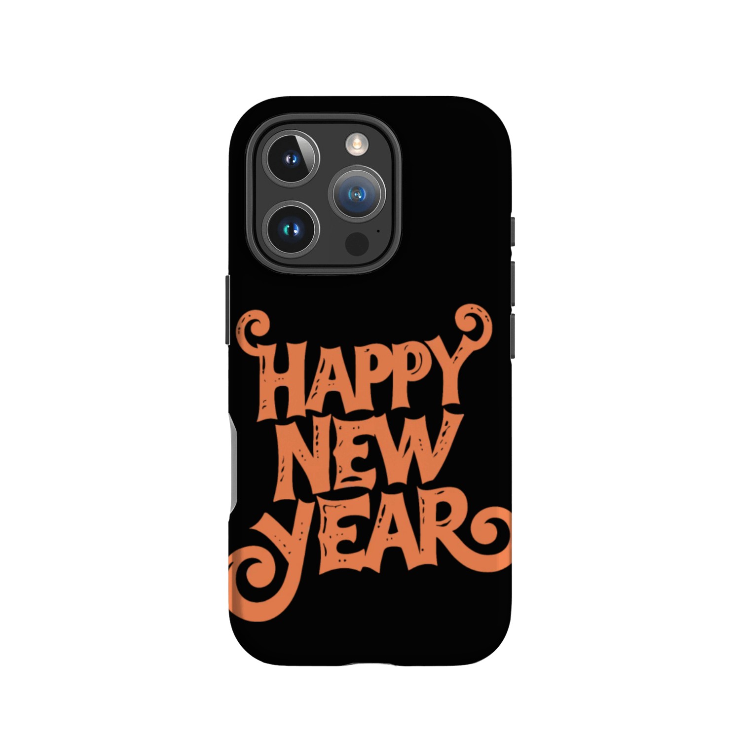 Happy New Year Typography design IPhone Cases