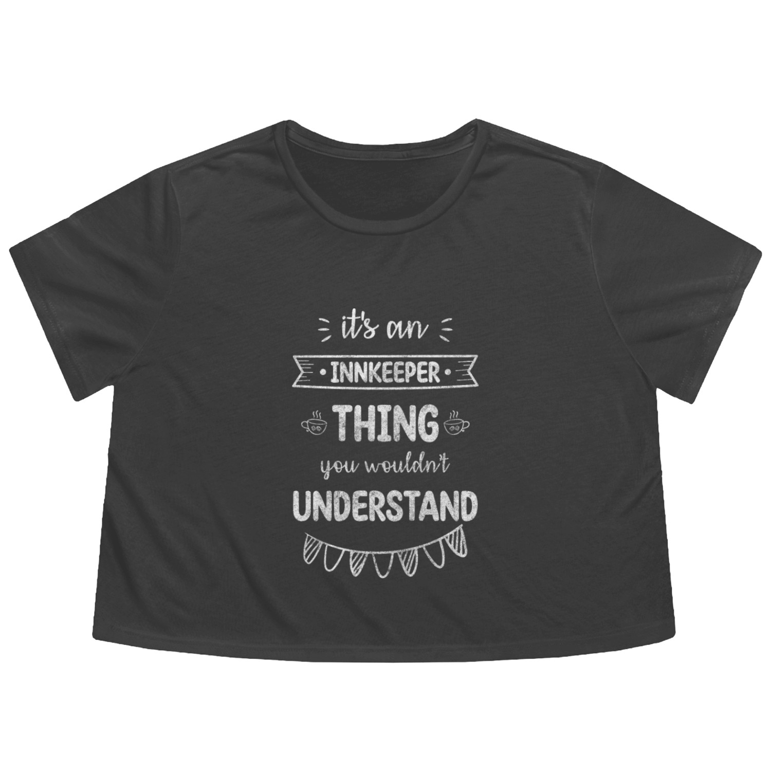 Inn Celebration Bar Manager Flowy Cropped Tees