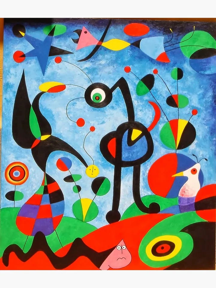 The Garden joan miro 1925 Canvas
