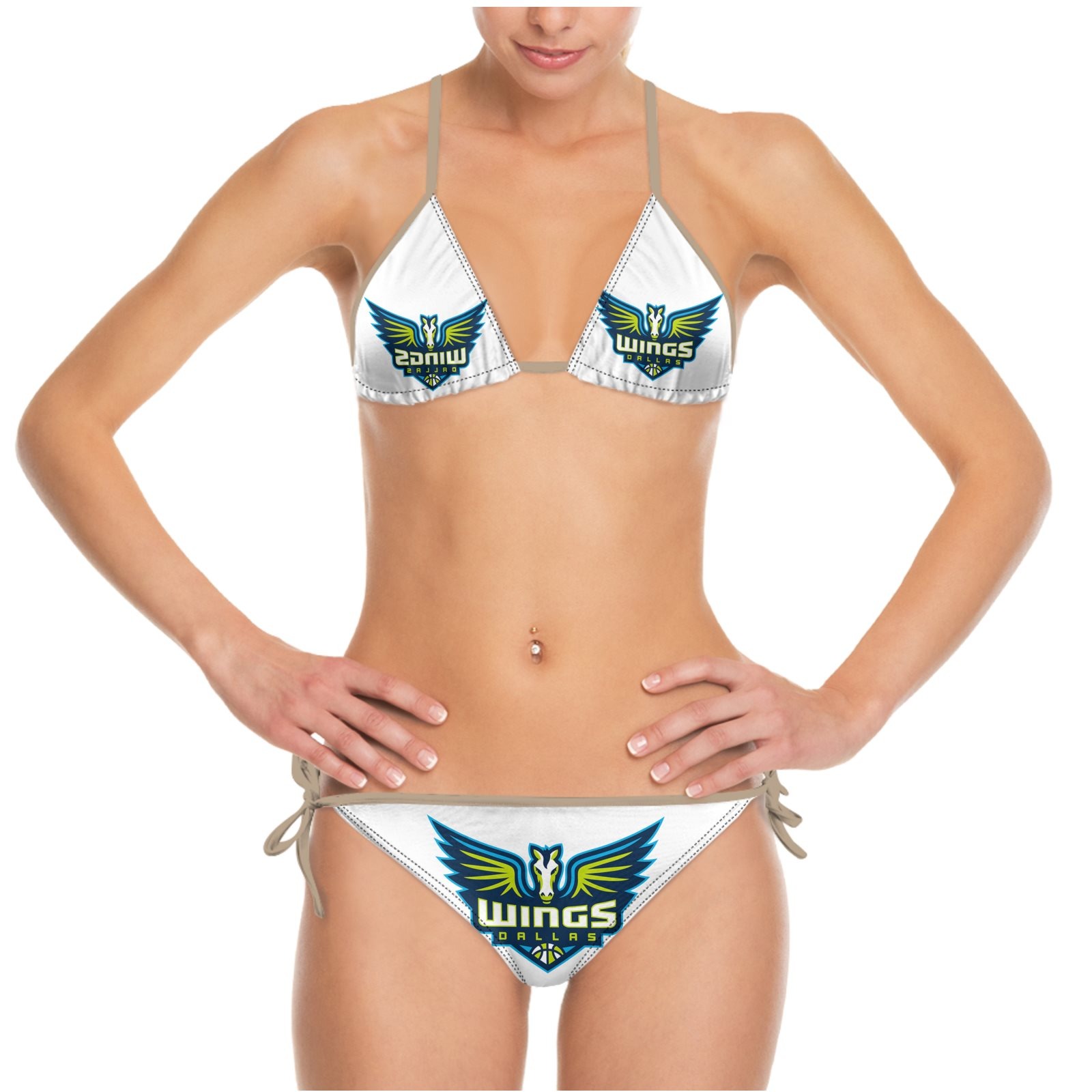 Dallas Team Wings Summer Beach Women's Bikini Swimsuit