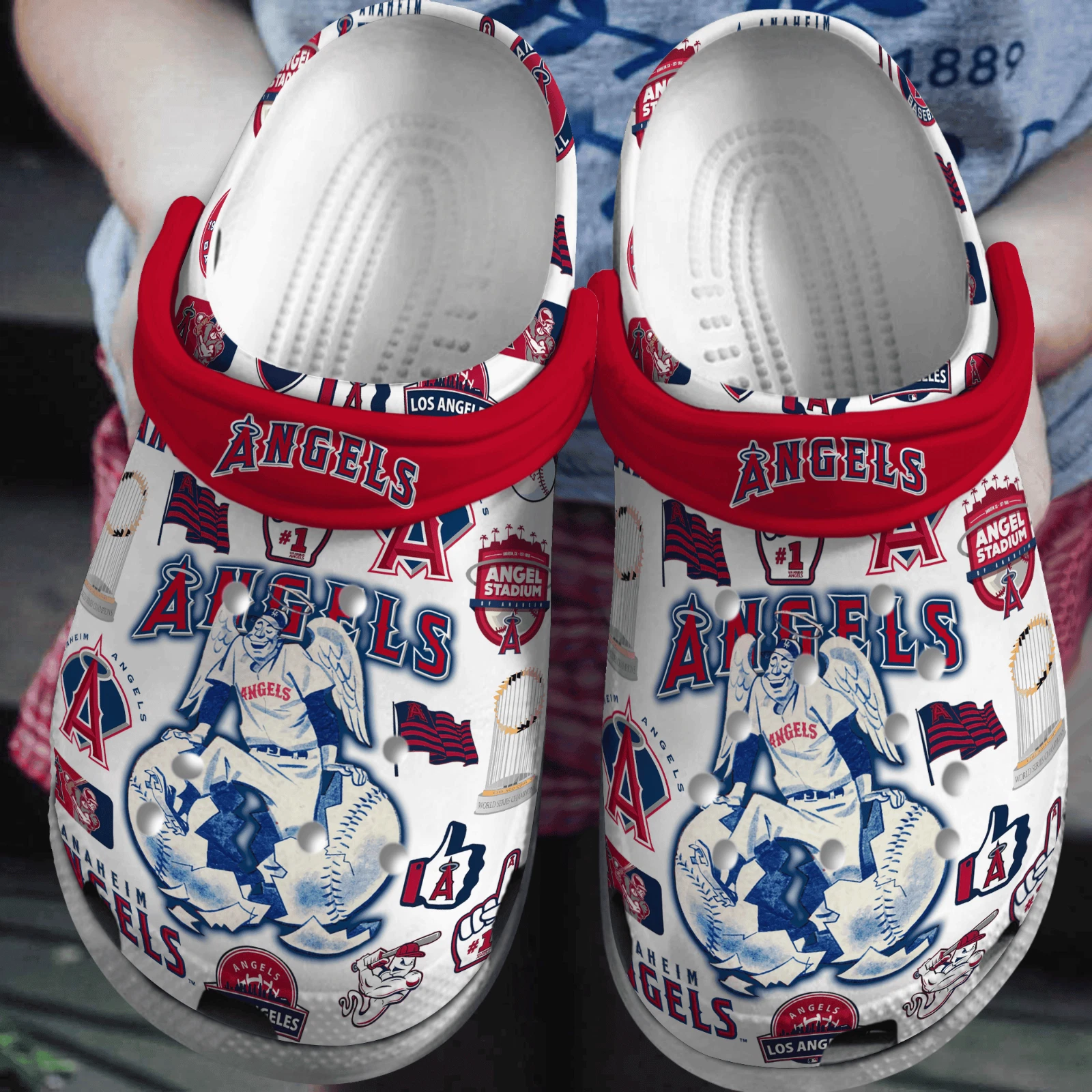 Personalized Los Angeles Baseball Angelss Slippers Clogsband Clogs For Adults