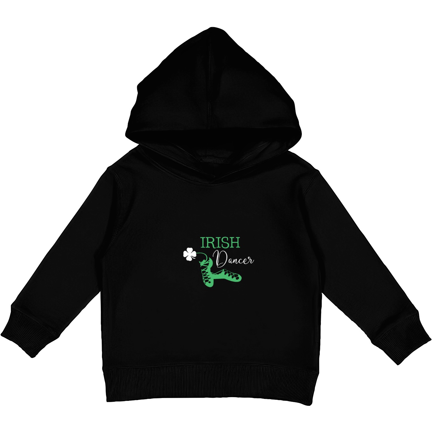 Irish Dancer Shamrock Dancing Kids Pullover Hoodies