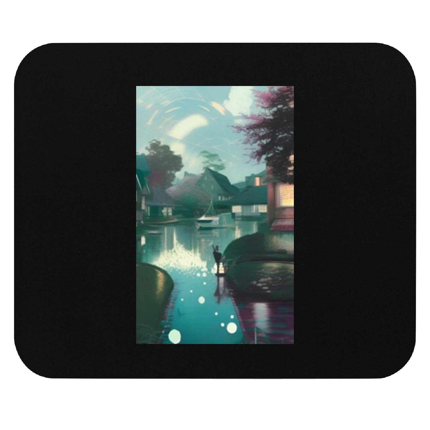 Street to the sky Mouse Pads