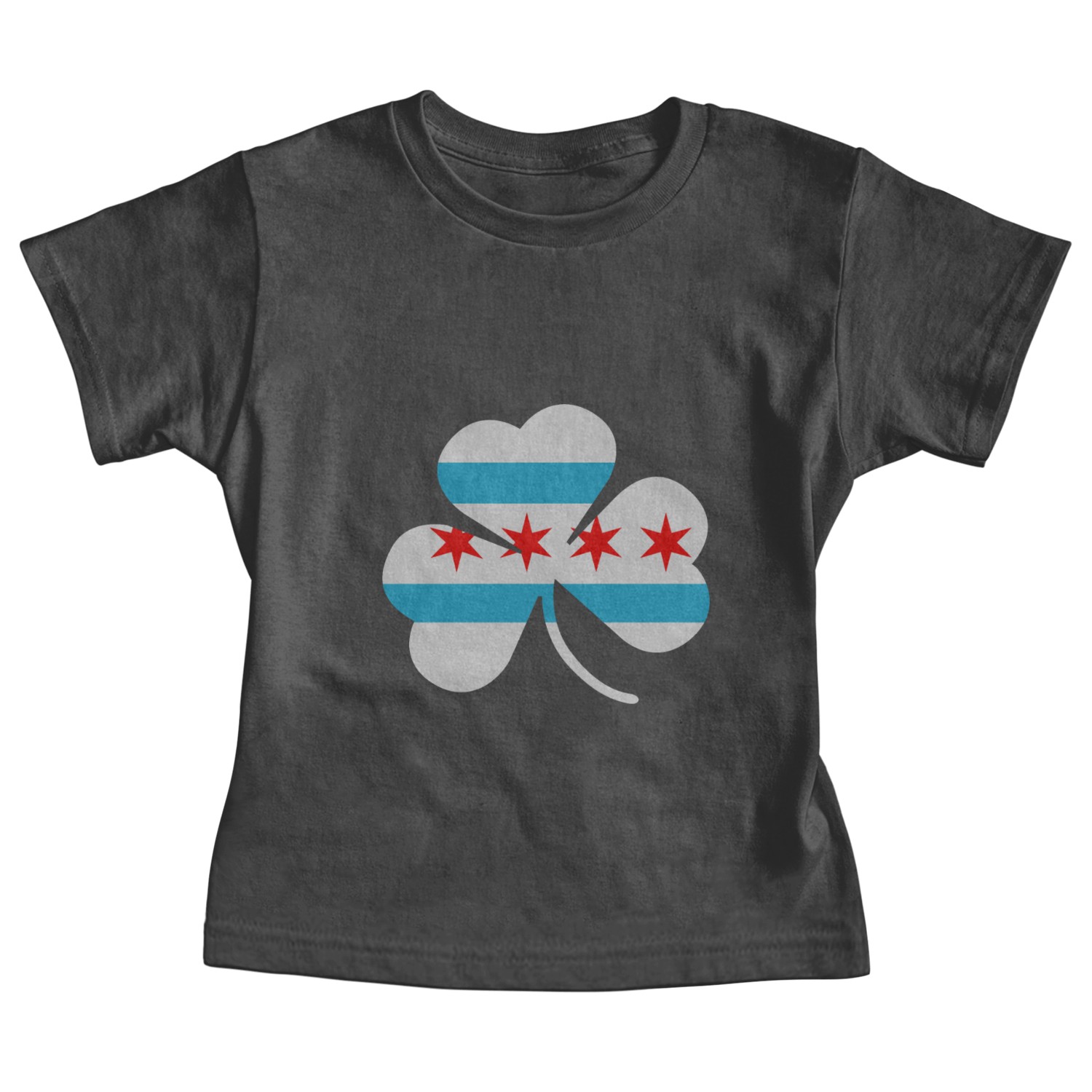 Irish Chicago Flag Shamrock Baby Tees