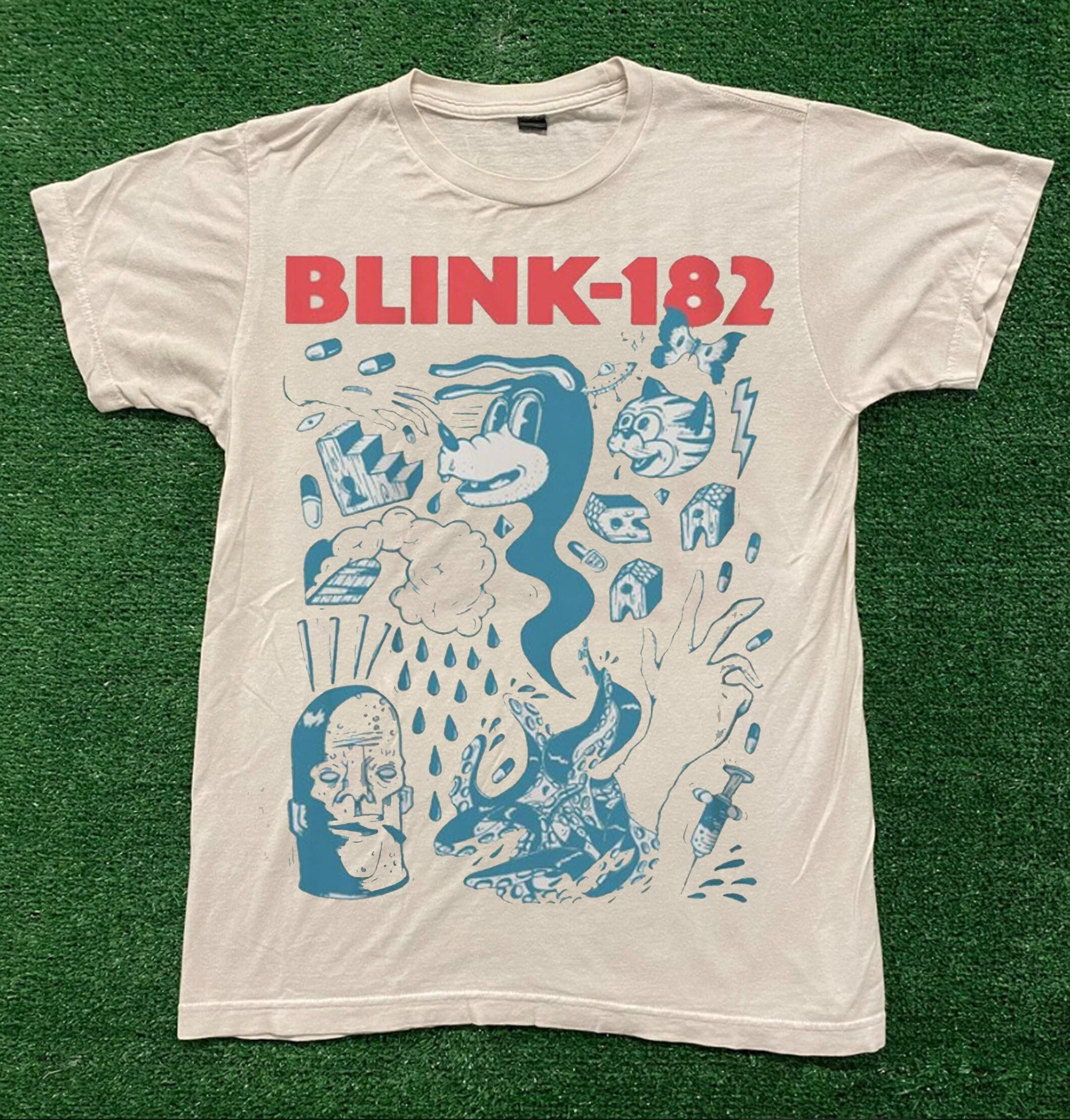 Blink Vintage 182 Shirt, Blink Retro 182 Fans Lover Gift,Music T-Shirt, World Tour Shirt