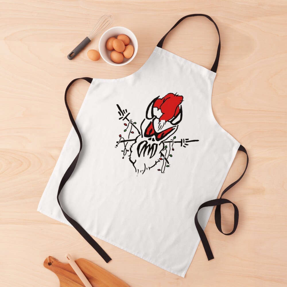 Eye red fire Apron