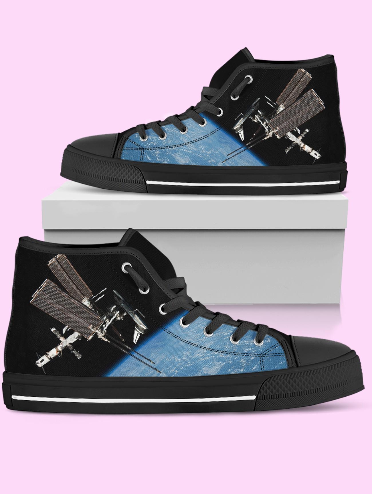Nasa High Top Shoes, Sneakers for Women, Men