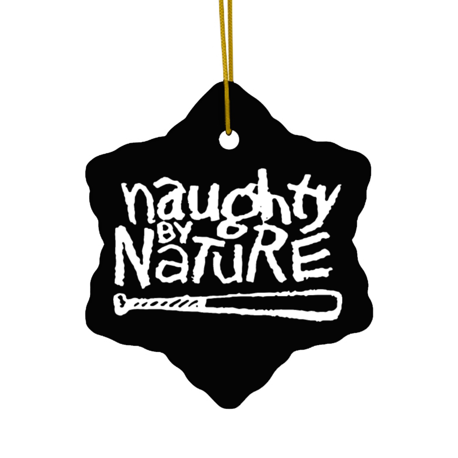 NAUGHTY BY NATURE baseball Ceramic Ornaments