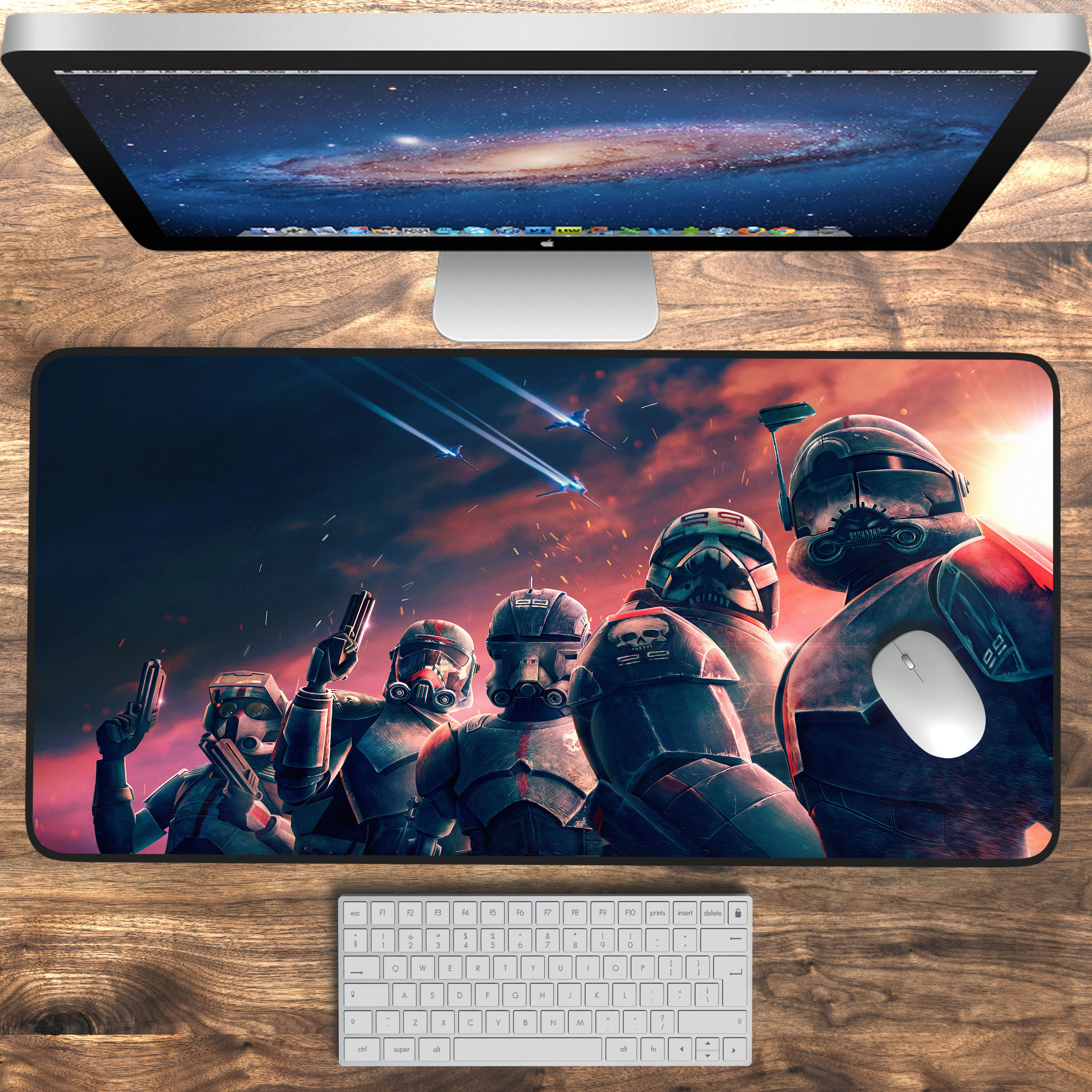 Stormtroopers Desk Mat, Gaming Desk Pad, Starwars Keyboard Mat