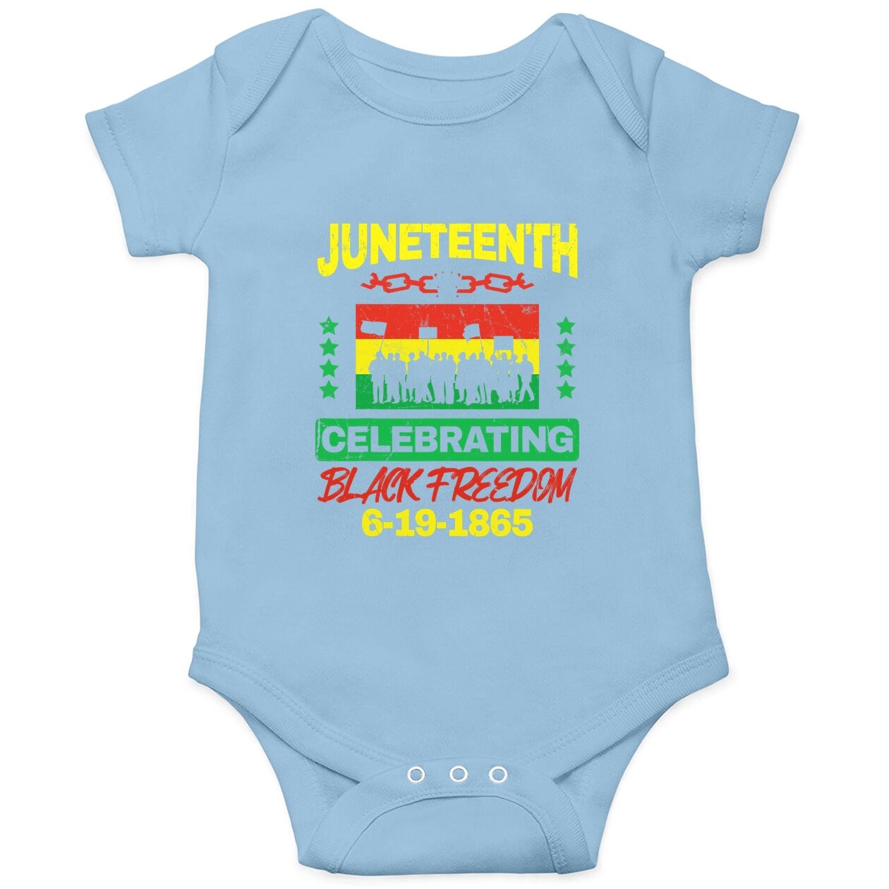 Juneteenth June 19th Black Freedom Baby Bodysuit