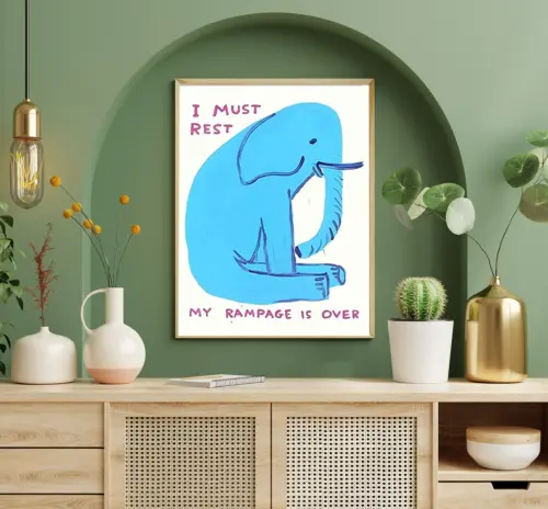 I Must Rest My Rampage Is Over Poster