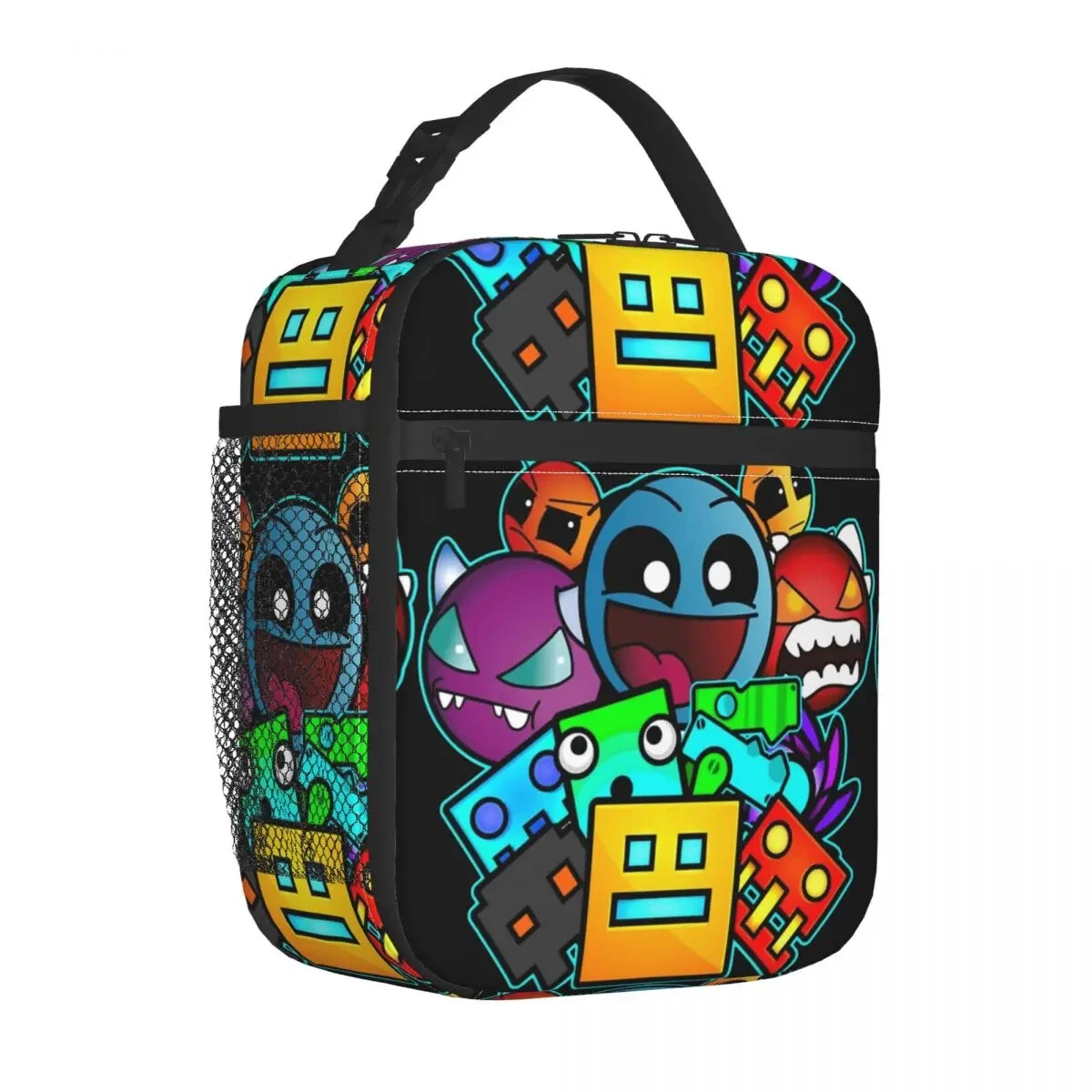 Geometry Cube Dash Lunch Bag for Kids Boys Girls