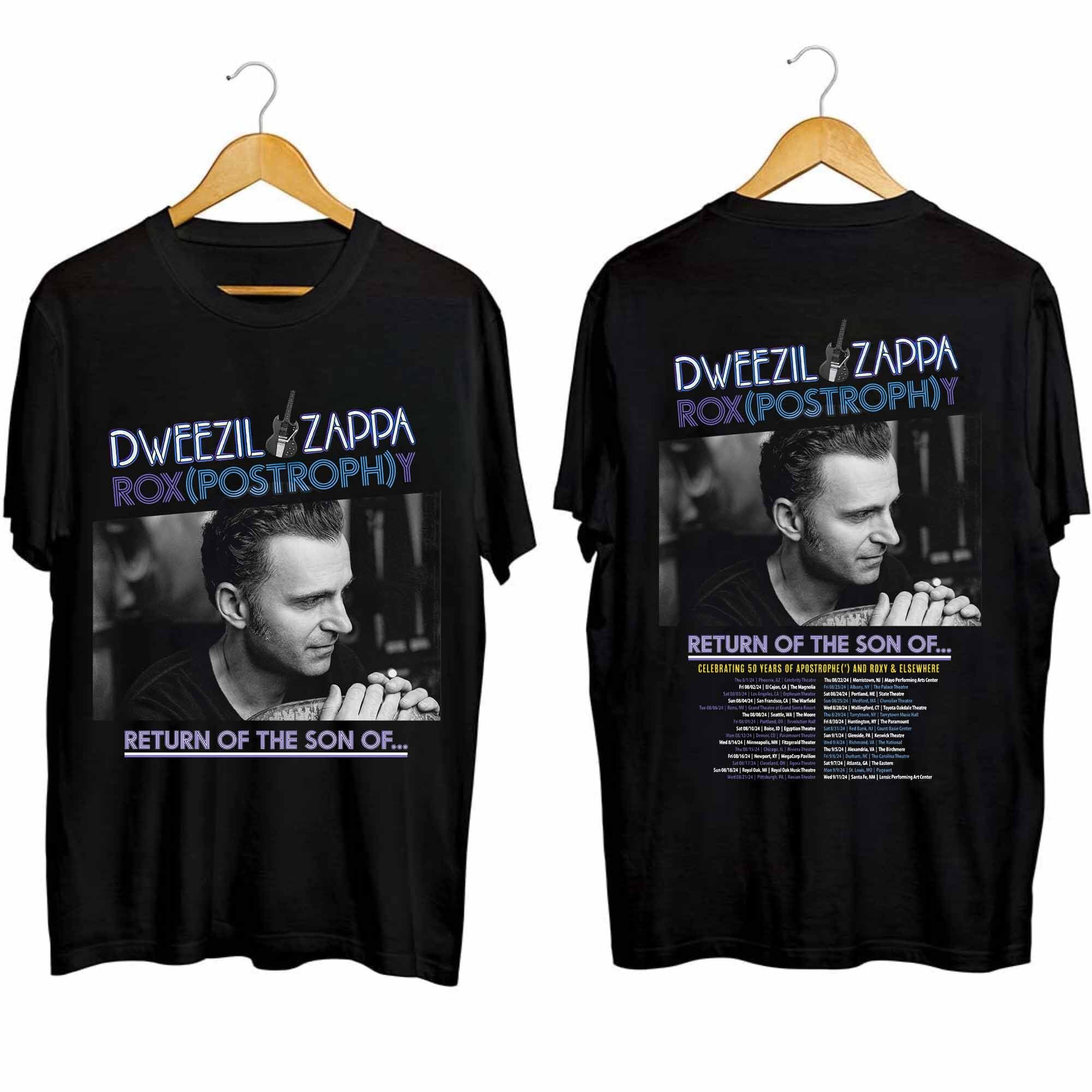 Dweezil Zappa 2024 Tour Double Sided Shirt