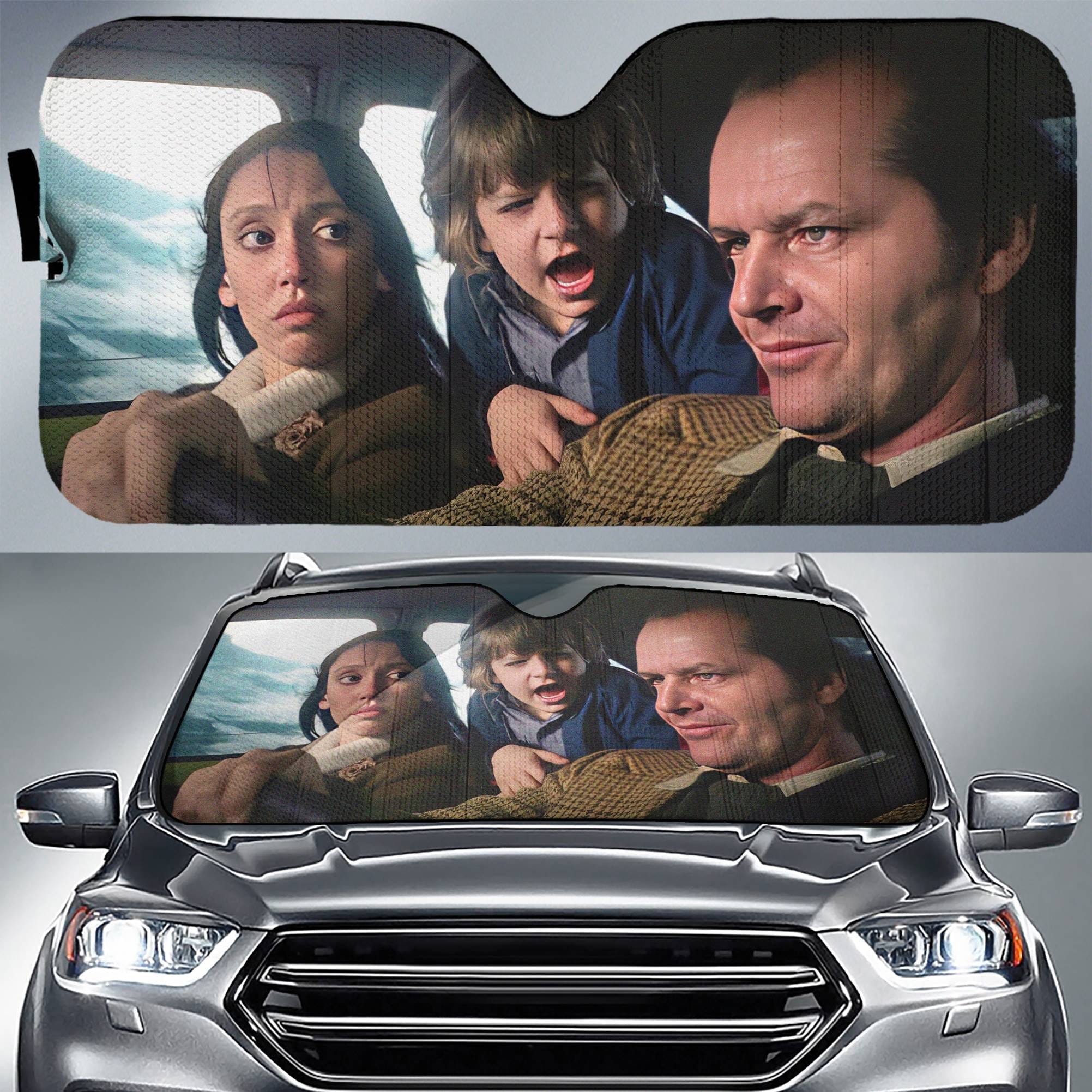 The Shining 1980 Car Sun Shade Jack Torrance Car Sunshade Horror Halloween Car Sun Shade Car Windshield Car Accessories