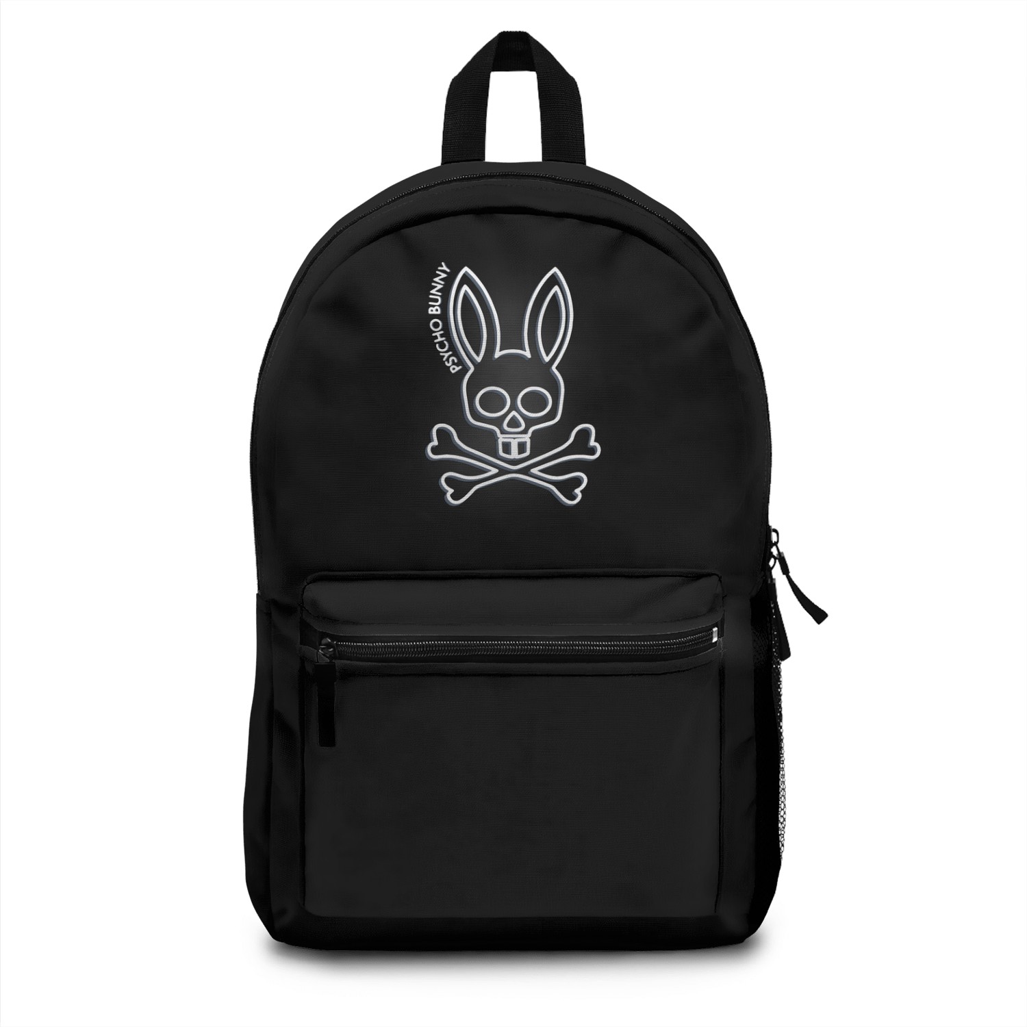 Psycho Bunny Sweater Big Bunny Embroidered Logo Black Backpacks Men Sz Lg $145