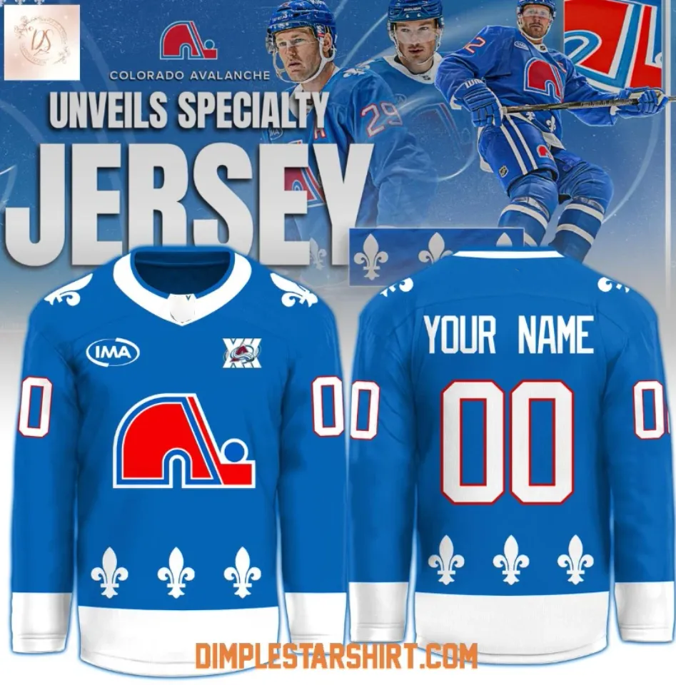 Personalized Colorado 1Avalanche X Nordique Heritage Ice Hockey Jersey