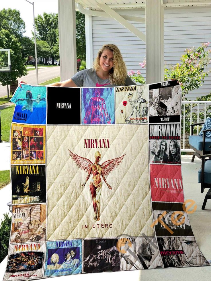 Nirvana Albums Quilt Blanket