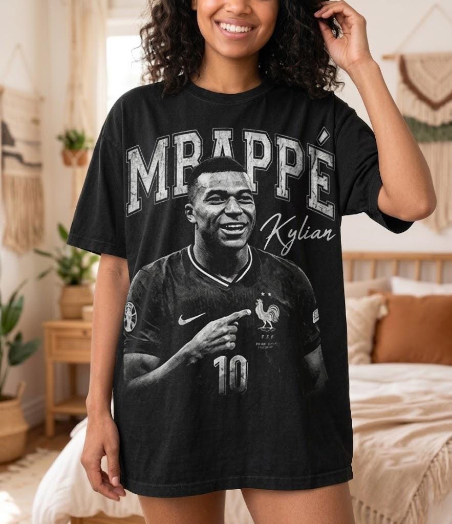 Kylian Mbapp France T-Shirt /Retro Shirt/ Vintage Shirt