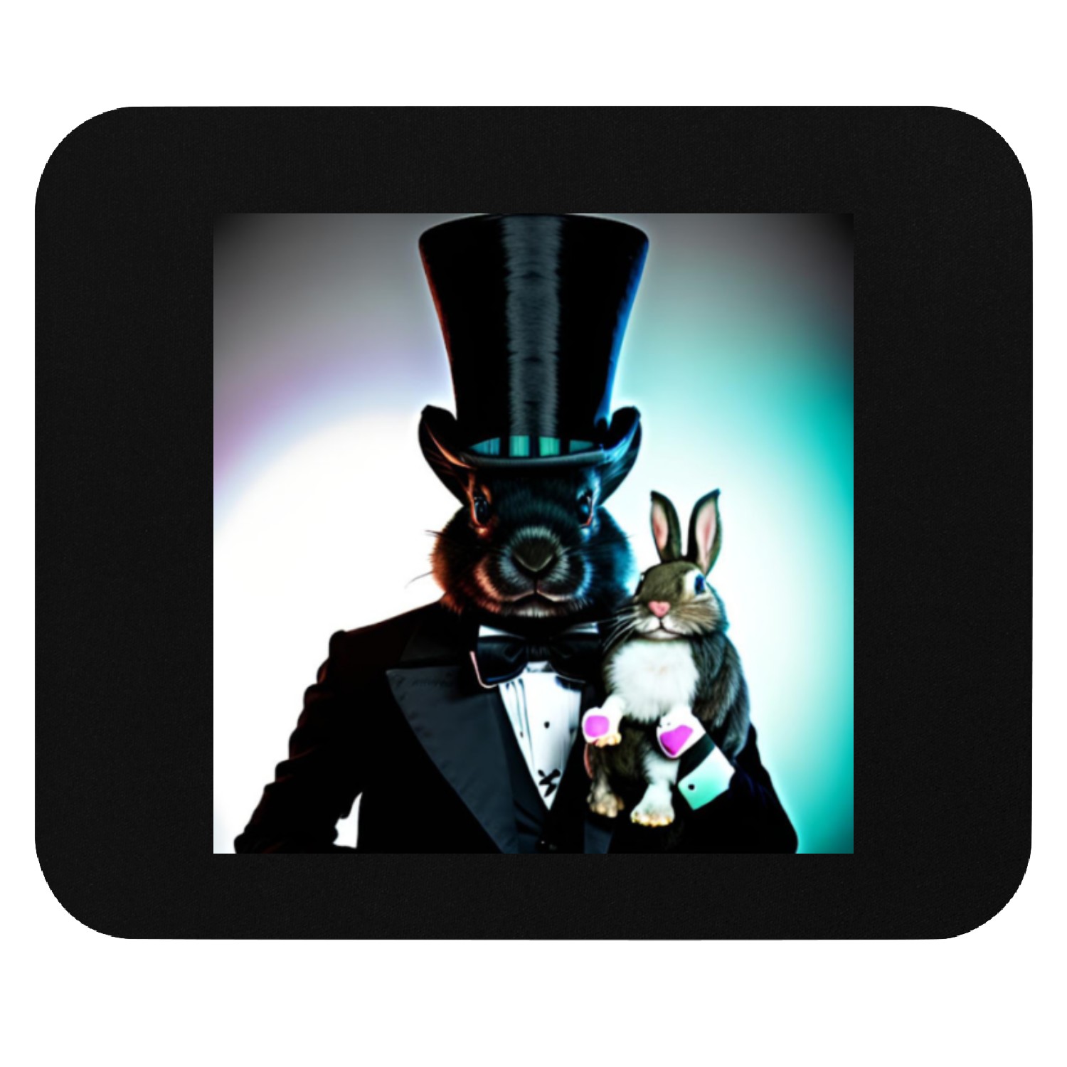 Wonder the Wandering Rabbit Mouse Pads
