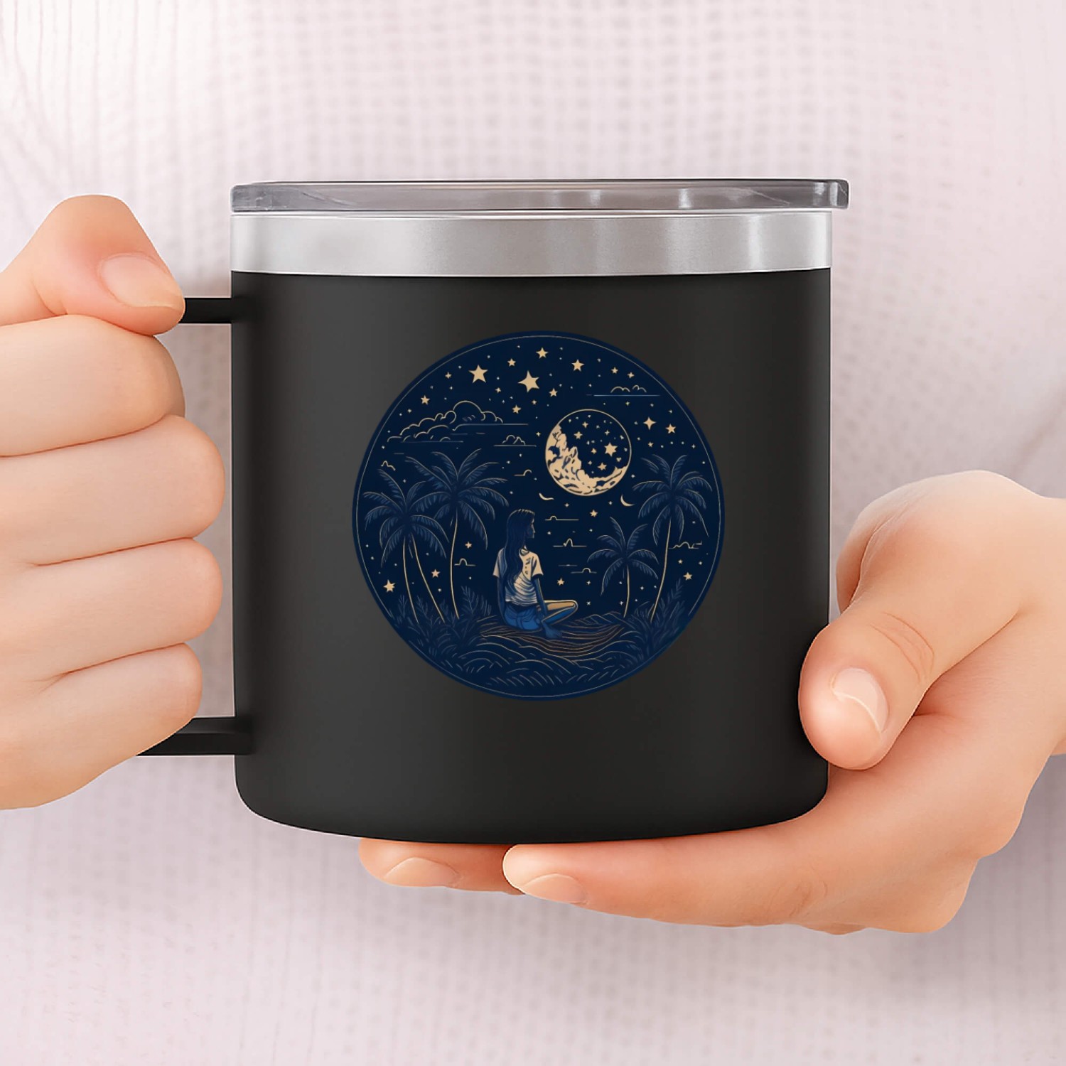 nature is my medecine 14oz Stainless Steel Tumblers