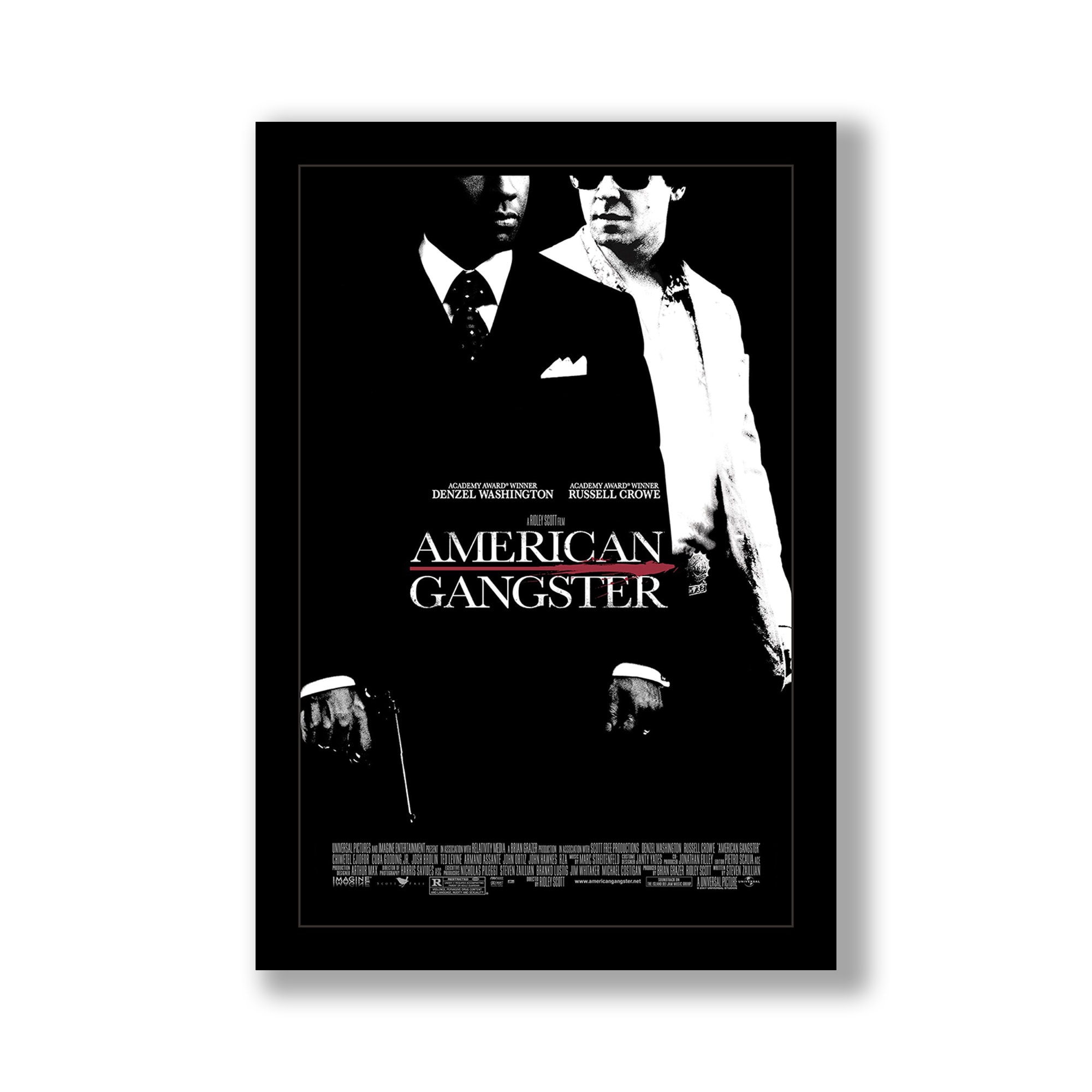 American Gangster Movie Poster, Hot Movie Poster