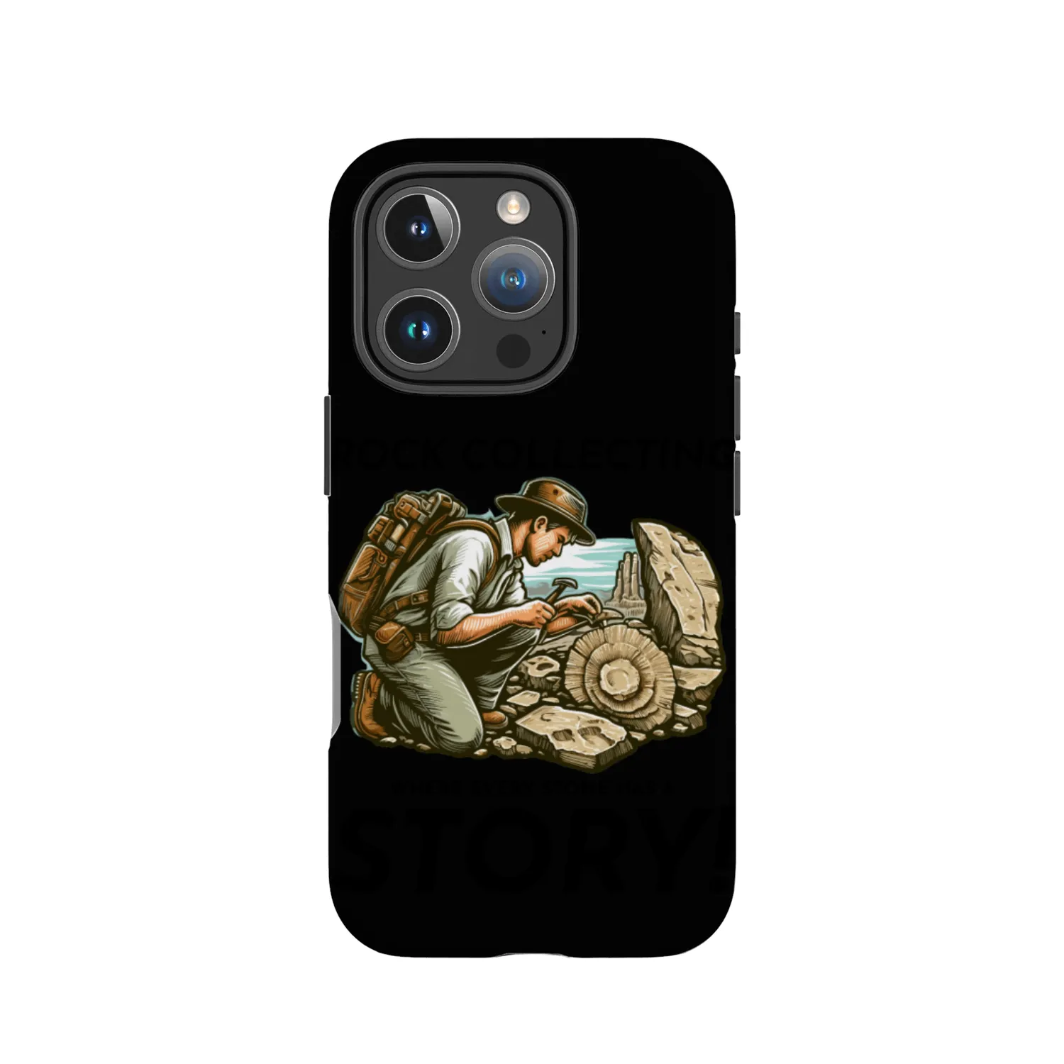 Paleontologist Ancient Fossils Rock Collecting IPhone Cases