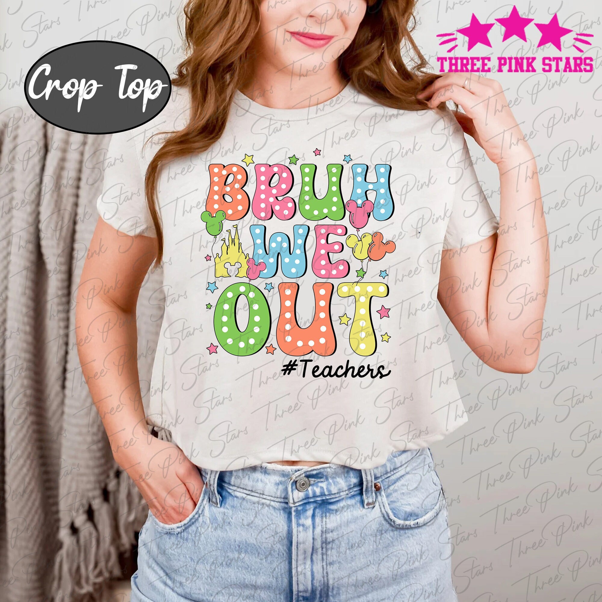 Teacher Crop Top, Teacher Summer Tee, Teacher Appreciation Gifts, Last Day of School E5200