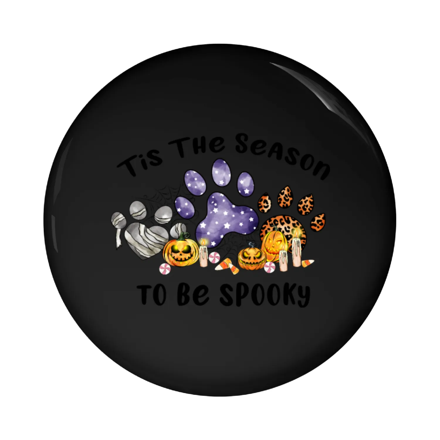 Tis the season to be spooky Pin Buttons