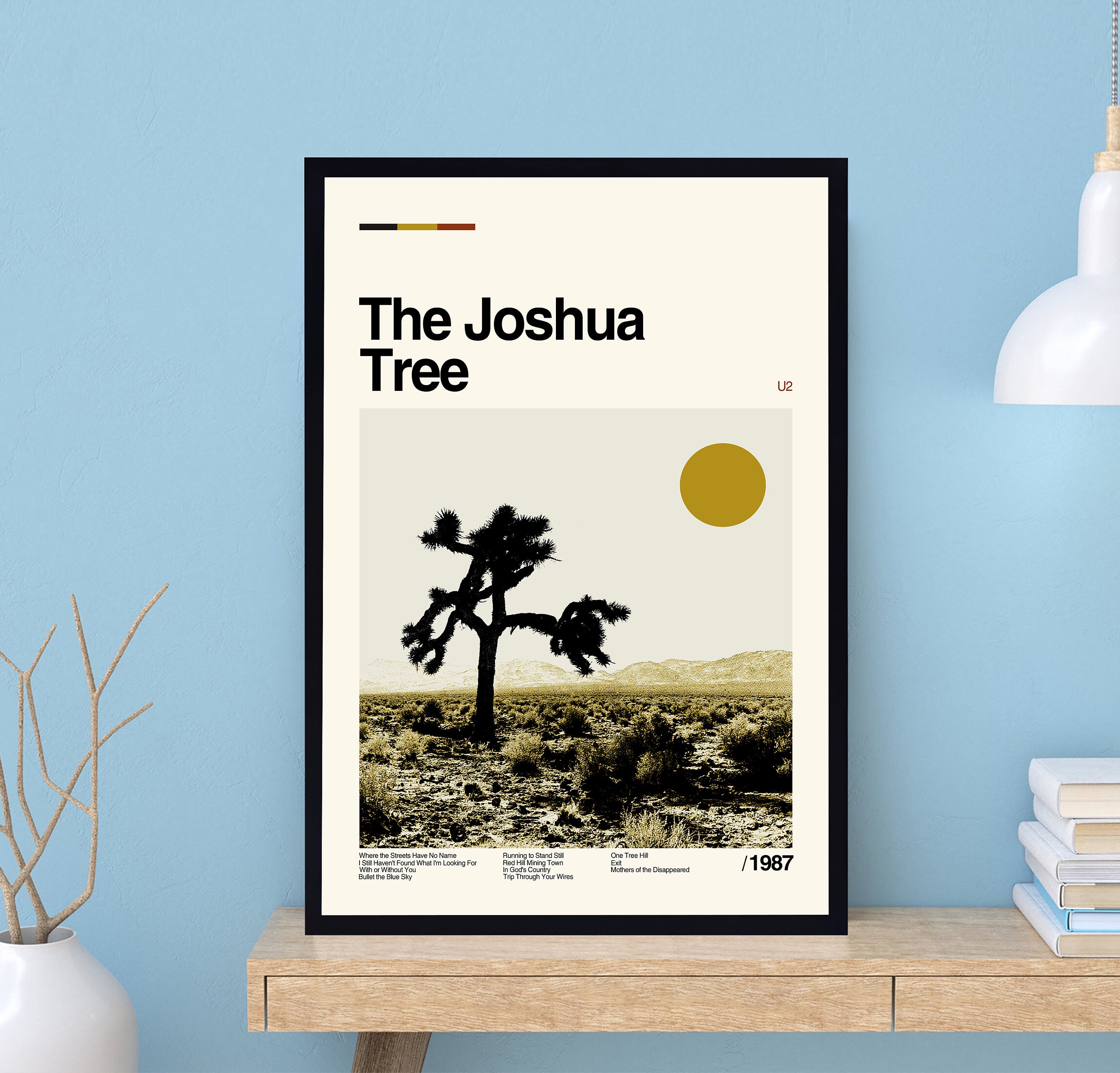 U2- The Joshua Tree Poster, The Joshua Tree Print, The Joshua Tree Music Poster, U2 Fan, Album Cover Poster, Music Poster, Gifts For Fan