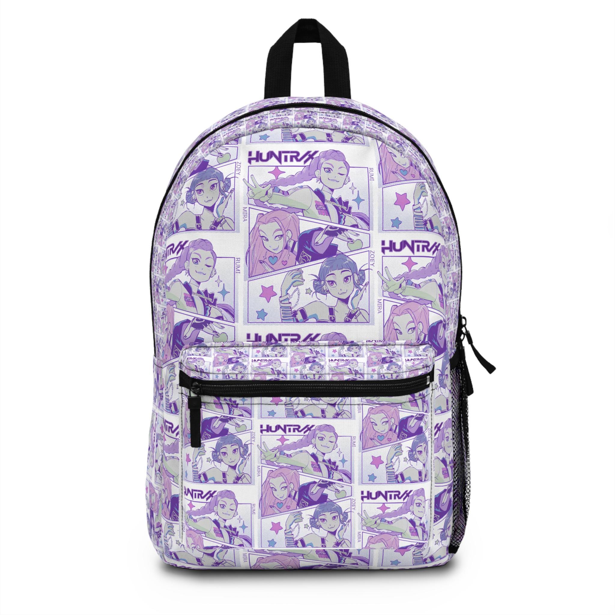 Colorful KPOP Demon Hunter Style Backpack, Trendy School Bag, Travel Backpack, Gift for Otaku, Backpack for Students