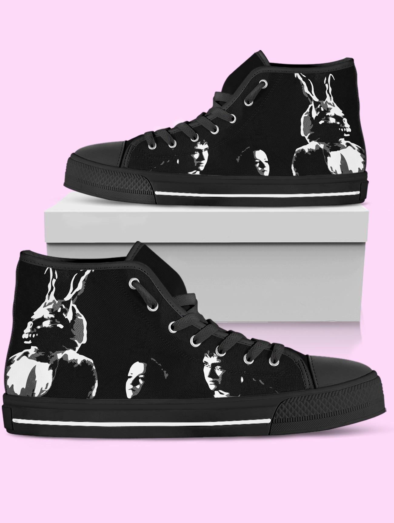 Donnie Darko High Top Shoes, Movie Sneakers for Women, Men