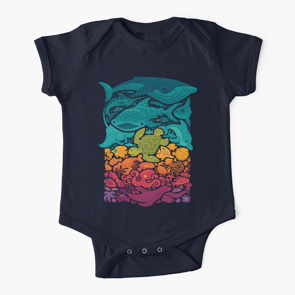 Aquatic Spectrum Baby One-Piece