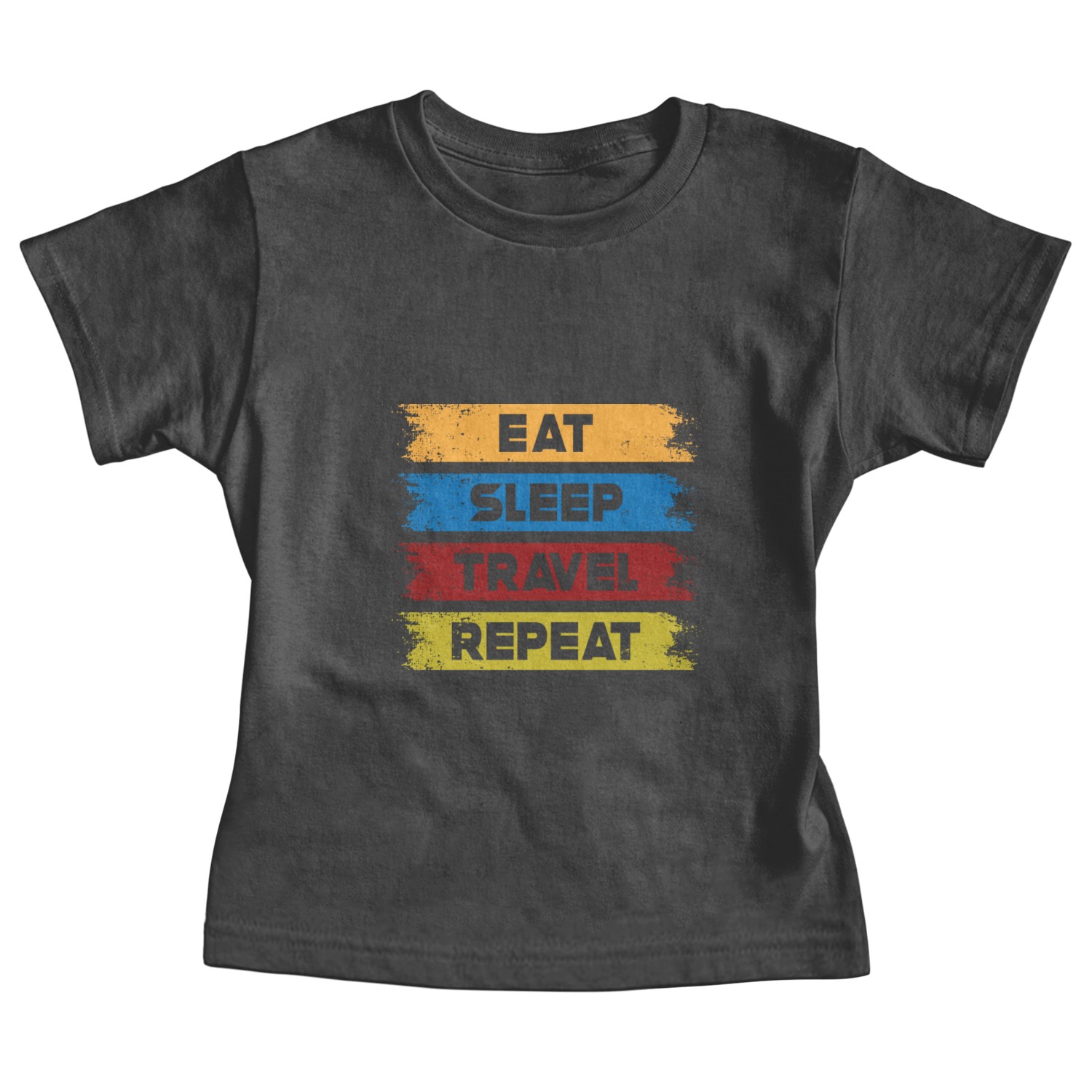 Eat Sleep Travel Repeat Baby Tees
