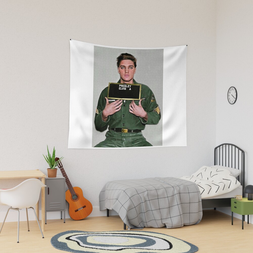 The King Of Rock Elvis Presley Tapestry, Elvis Presley Home Decor