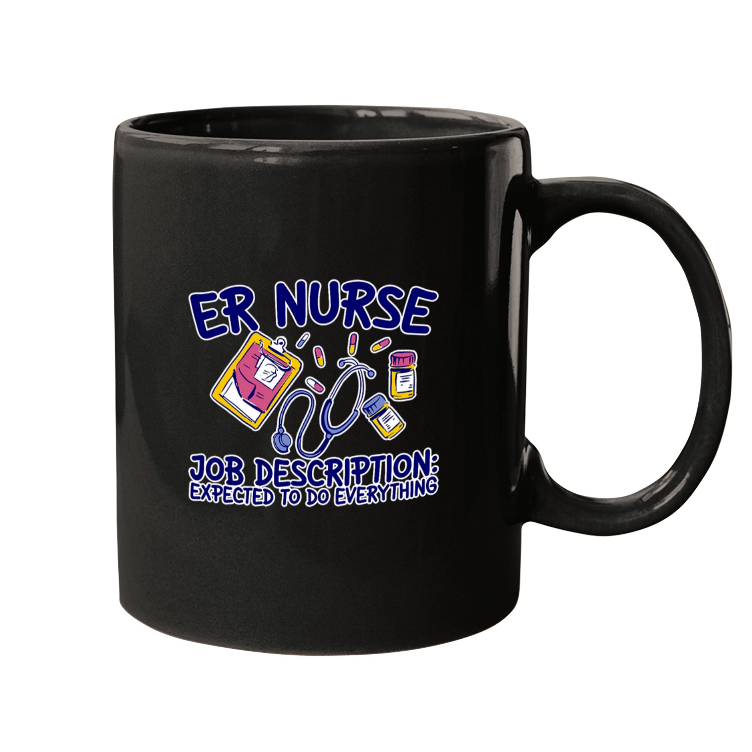 nurses Job Er nurses Job Description Expected To Do Everything Mugs