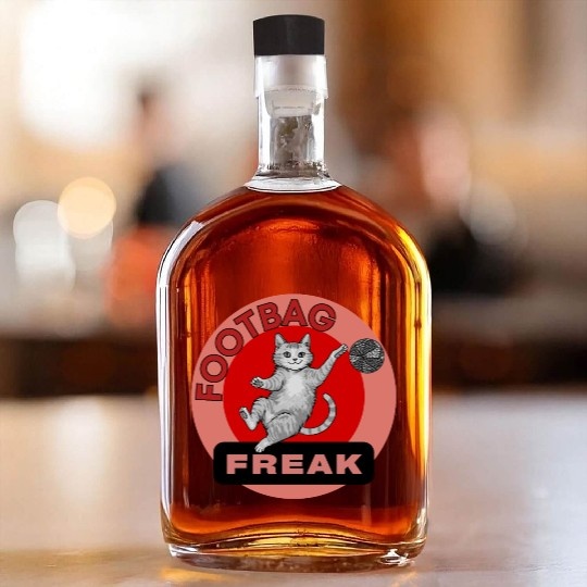 Footbag Freak Cat – Freestyle Hacky Sack Whiskey Bottles