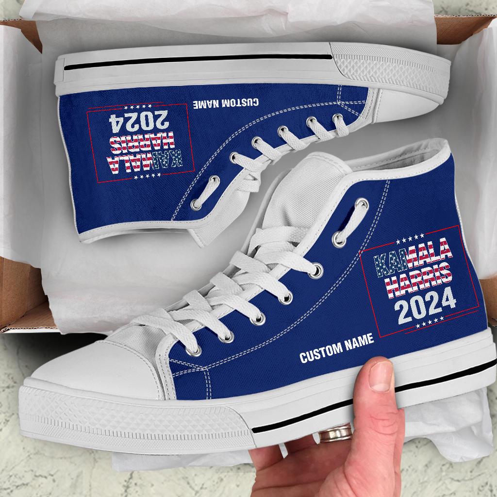 Elections Custom Name High Top Sneakers