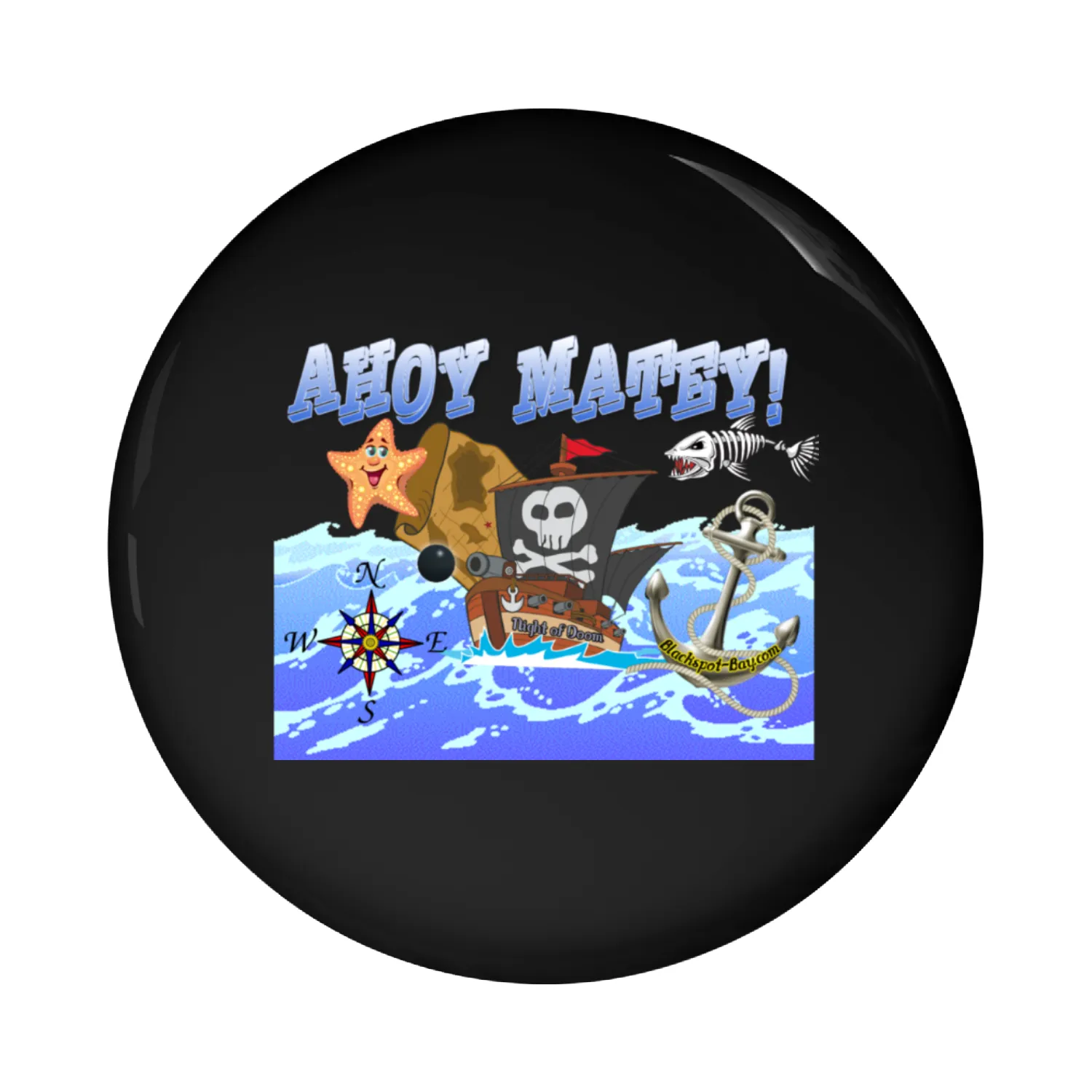 AHOY MATEY DESIGN Pin Buttons