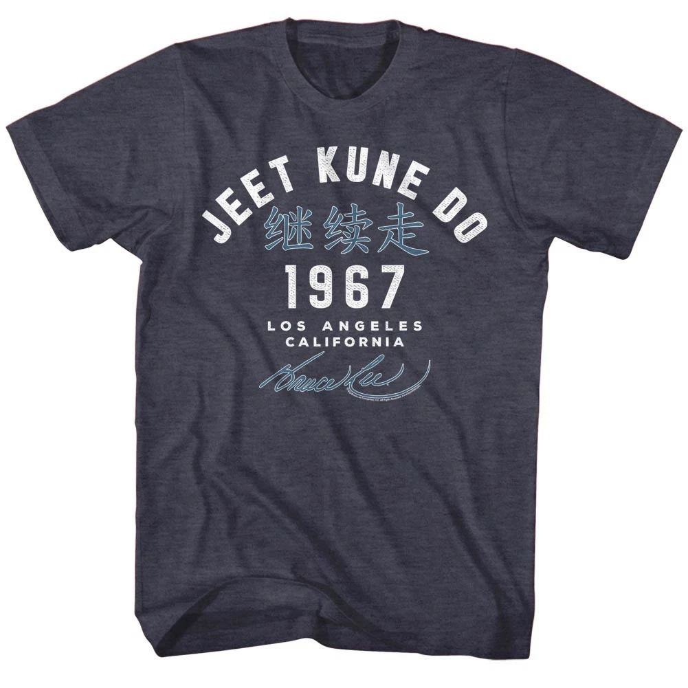 Bruce Lee Jeet Kune Do Academy T-Shirt Los Angeles California 1967 Men's Clothing
