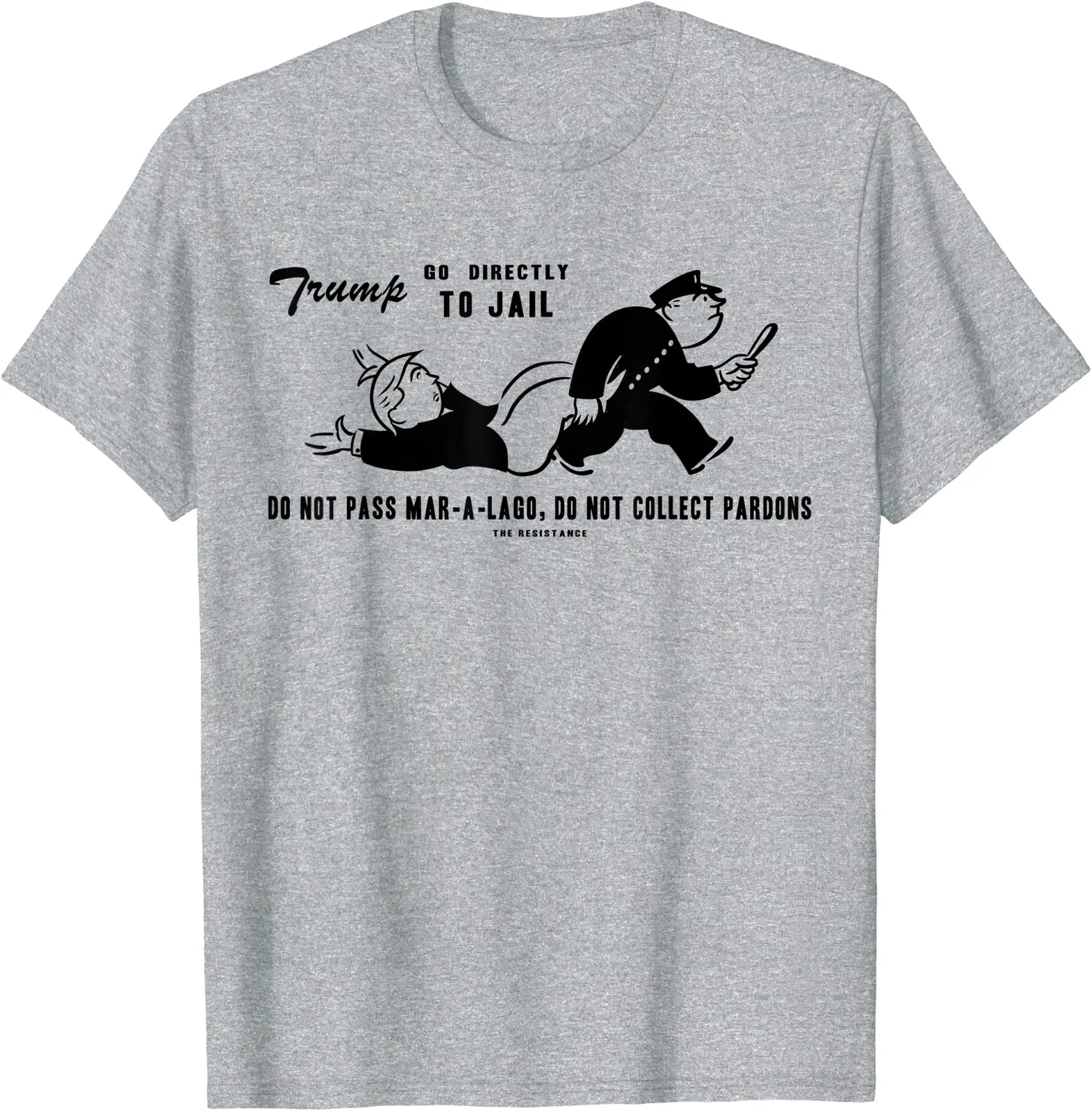 Lock Him Up Jail Trump Funny Political Tee Unisex T-Shirt