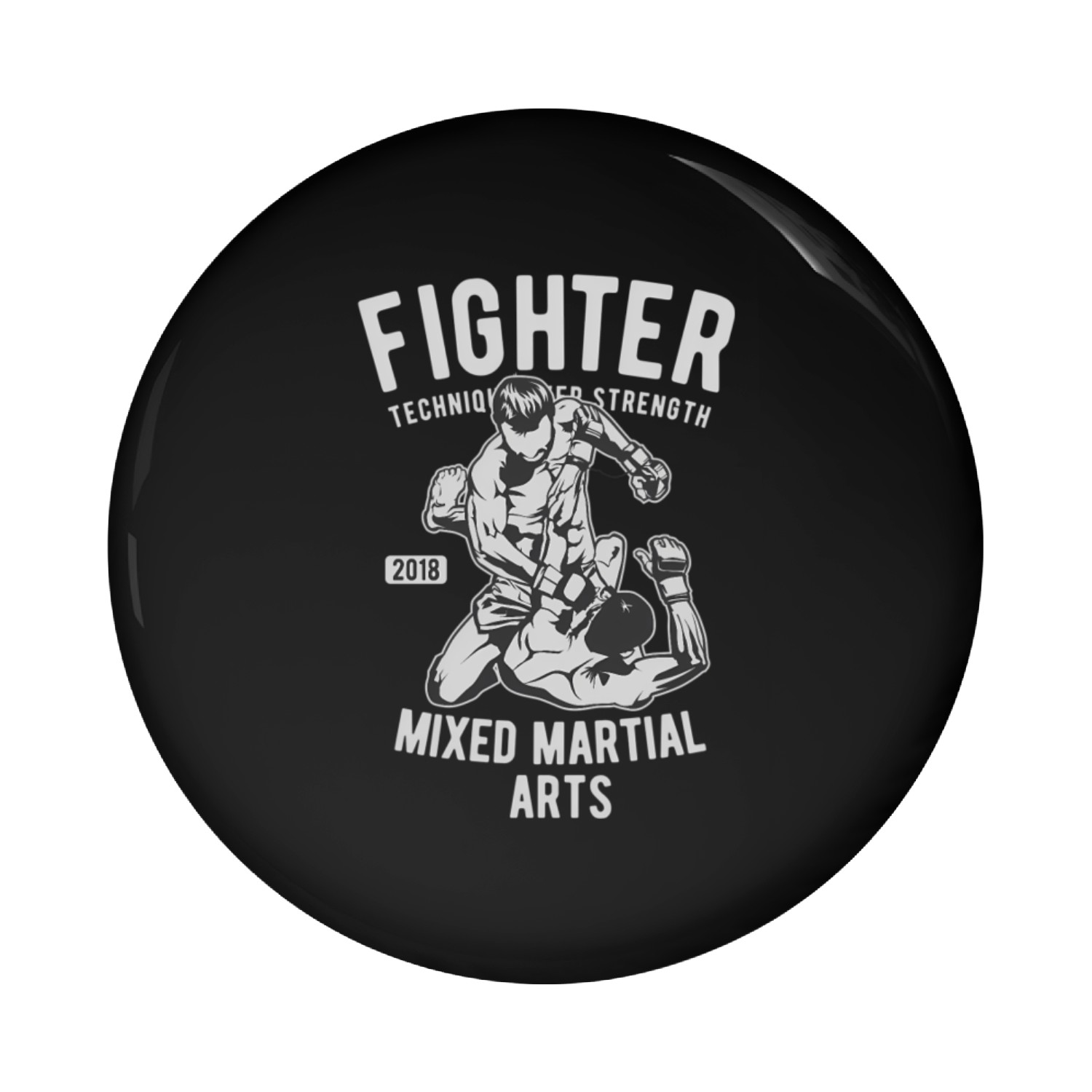 Mma Mixed Martial Fighter Pin Buttons